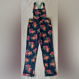 Matilda Jane Wildest Dreams Floral Overalls kids size 8